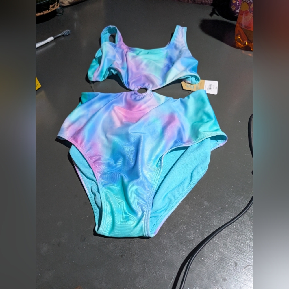 Thereabouts Colorful Tie Die One Piece Size L (14.5-16.5) NWT